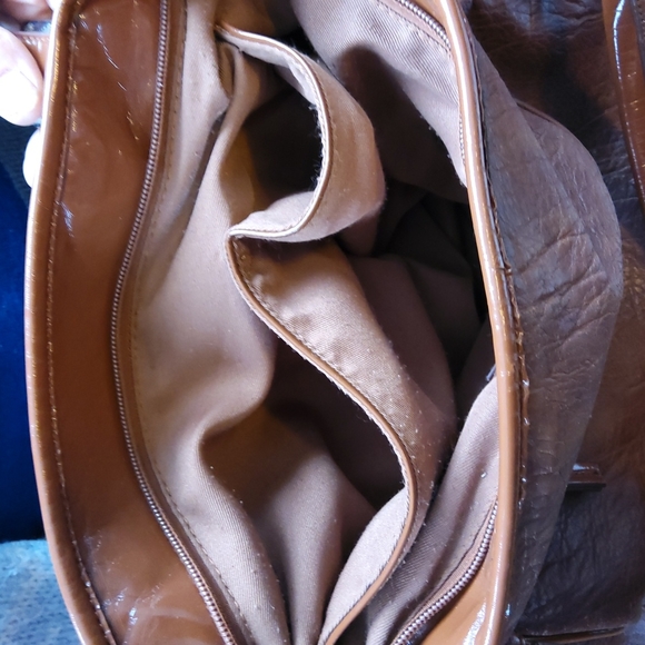 Aldo Faux Leather Oversized Brown Hobo Bag - Picture 11 of 13